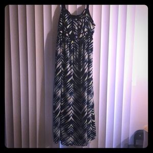 Colorful maxi tank dress